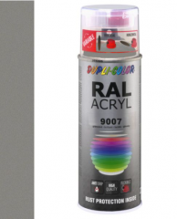 Dupli-Color acryl hoogglans RAL 9007 grijs-aluminiumkleurig - 400 ml.