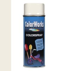 Motip Colorspray hoogglanslak RAL 9010 zuiver wit - 400 ml.