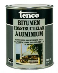 Tenco bitumen constructielak aluminium - 1 liter