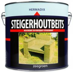 Hermadix steigerhoutbeits zeegroen - 2,5 liter