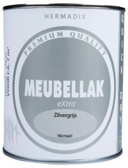 Hermadix meubellak extra zilvergrijs krijtmat - 750 ml.