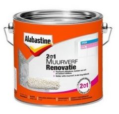 Alabastine muurverf 2in1 renovatieverf - 2,5 liter
