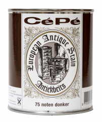 Cépé antiekbeits classic lijn nr. 75 noten donker - 500 ml.