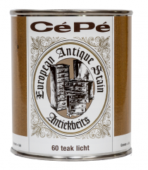 Cépé antiekbeits classic lijn nr. 60 teak licht - 500 ml.