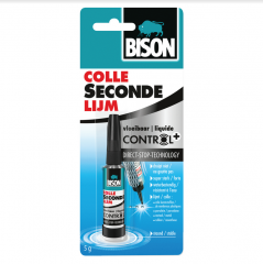 Bison secondelijm control+ - 5 gram (6314527)