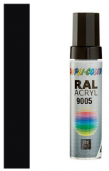 Dupli-Color acryl lakstift RAL 9005 - 12 ml.
