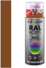 Dupli-Color acryllak hoogglans RAL 8003 leem bruin - 400 ml