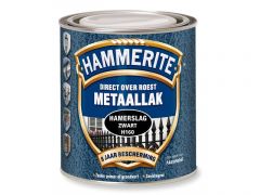Hammerite direct over roest metaallak hamerslag zwart - 2,5 liter