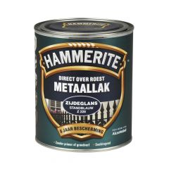 Hammerite direct over roest metaallak zijdeglans standblauw - 750 ml.
