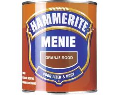 Hammerite menie 2in1 roestwerende grondverf oranje rood - 750 ml.
