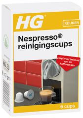 HG reinigingscups voor Nespresso® machines 