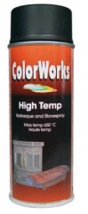 Motip Colorworks hittebestendige lak zwart - 400 ml.