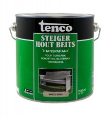 Tenco steigerhoutbeits white wash - 2,5 liter