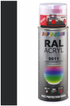 Dupli-Color acryllak hoogglans RAL 9011 grafiet zwart - 400 ml