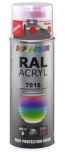 Dupli-Color acryllak zijdeglans RAL 7016 antracietgrijs - 400 ml.